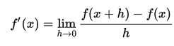 numeric differentiation